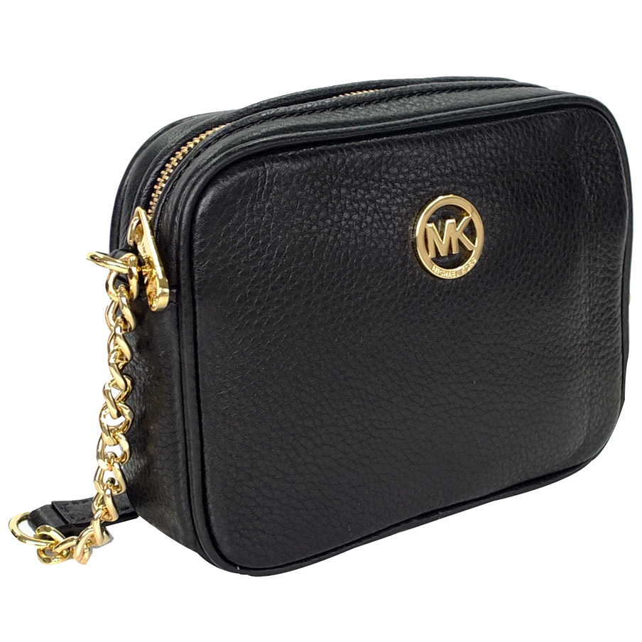 michael kors fulton crossbody black